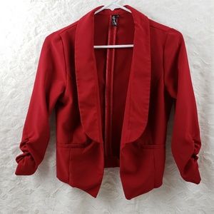 Open-Front Blazer